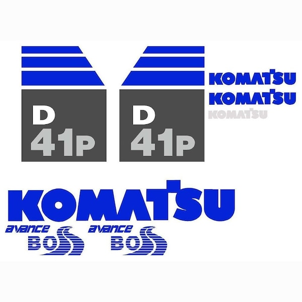 Aftermarket Decal Set KOMD41P-7DECALSET - main